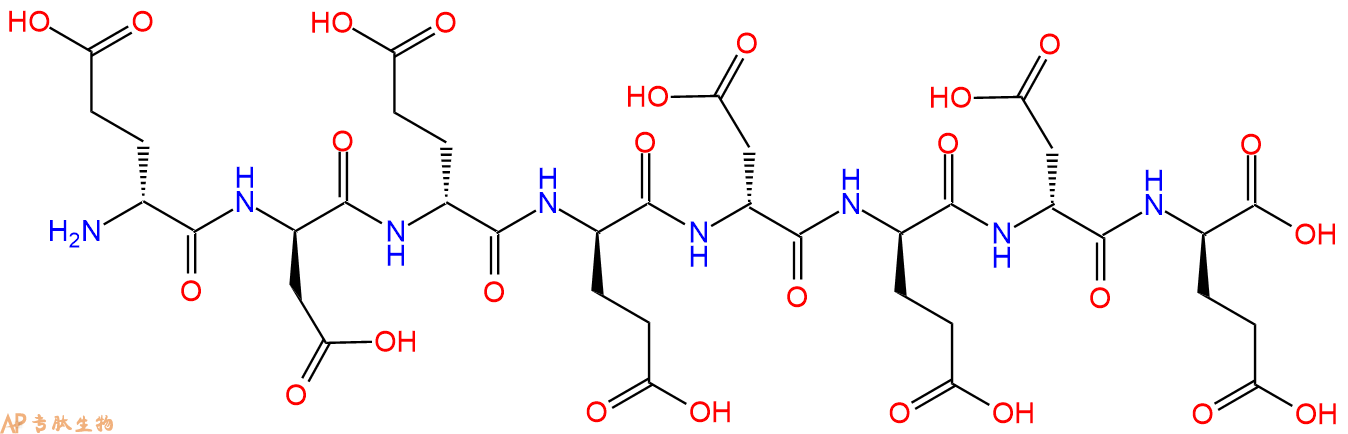 专肽生物产品H2N-DGlu-DAsp-DGlu-DGlu-DAsp-DGlu-DAsp-DGlu-COOH