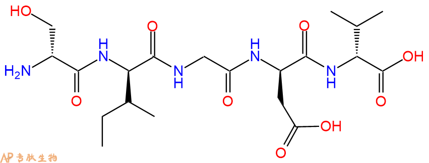 专肽生物产品H2N-DSer-DIle-Gly-DAsp-DVal-COOH