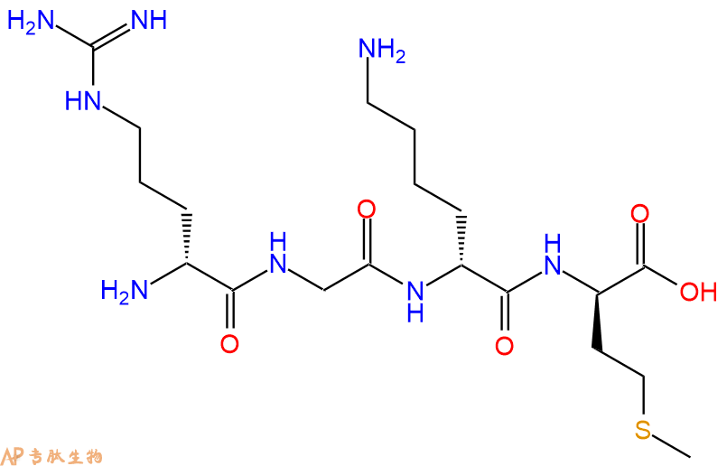 专肽生物产品H2N-DArg-Gly-DLys-DMet-COOH