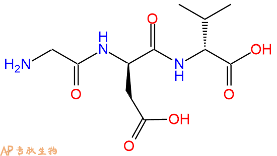专肽生物产品H2N-Gly-DAsp-DVal-COOH