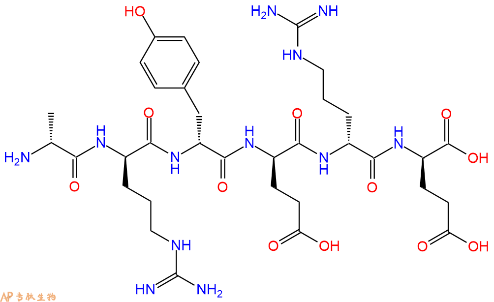 专肽生物产品H2N-DAla-DArg-DTyr-DGlu-DArg-DGlu-COOH