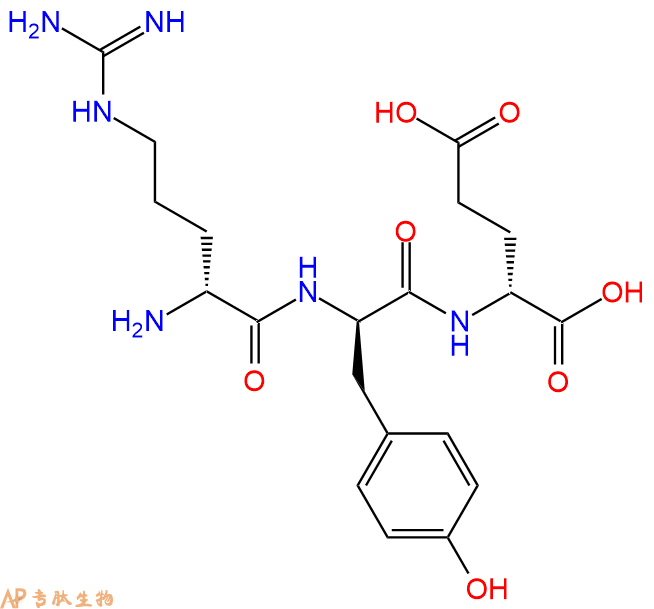 专肽生物产品H2N-DArg-DTyr-DGlu-COOH