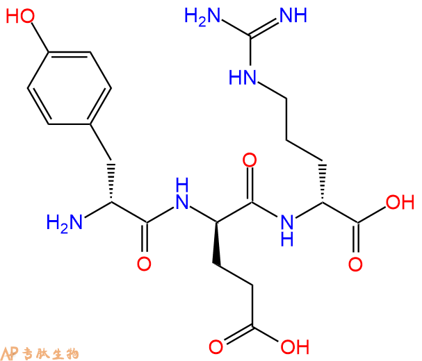 专肽生物产品H2N-DTyr-DGlu-DArg-COOH