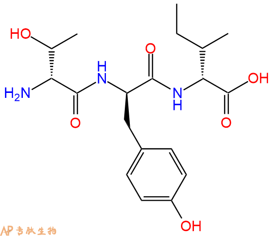 专肽生物产品H2N-DThr-DTyr-DIle-COOH