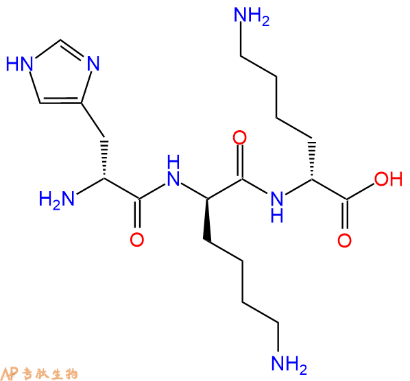 专肽生物产品H2N-DHis-DLys-DLys-COOH