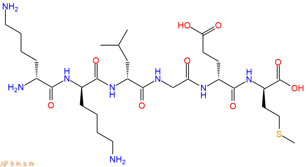 专肽生物产品H2N-DLys-DLys-DLeu-Gly-DGlu-DMet-COOH