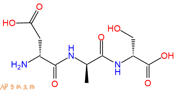 专肽生物产品H2N-DAsp-DAla-DSer-COOH