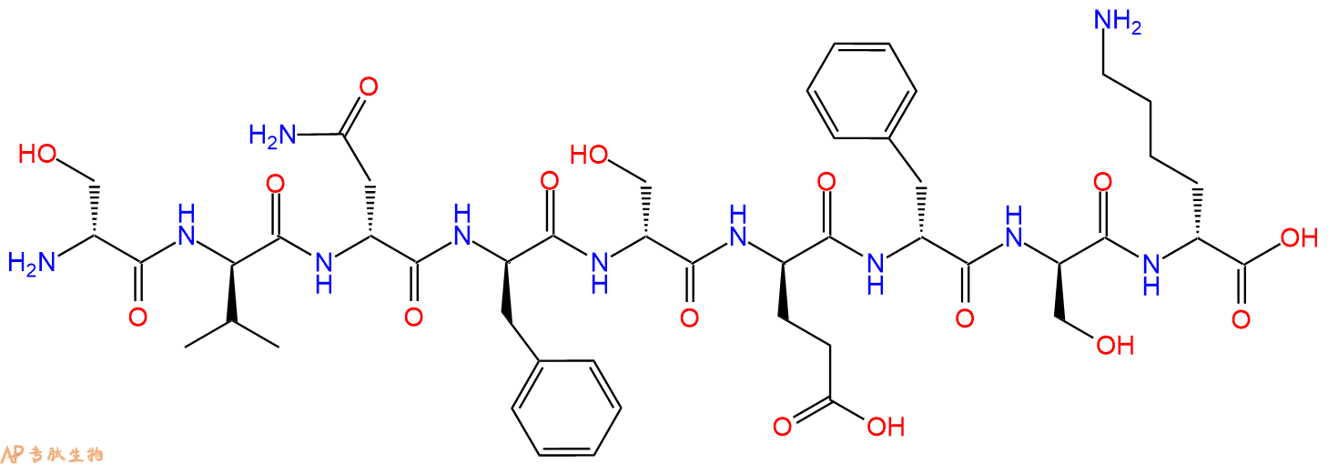 专肽生物产品H2N-DSer-DVal-DAsn-DPhe-DSer-DGlu-DPhe-DSer-DLys-C