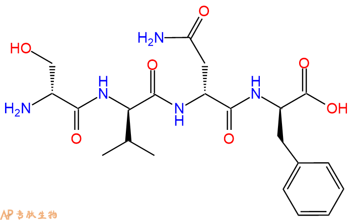 专肽生物产品H2N-DSer-DVal-DAsn-DPhe-COOH