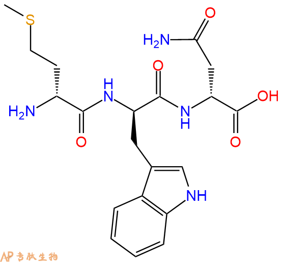 专肽生物产品H2N-DMet-DTrp-DAsn-COOH
