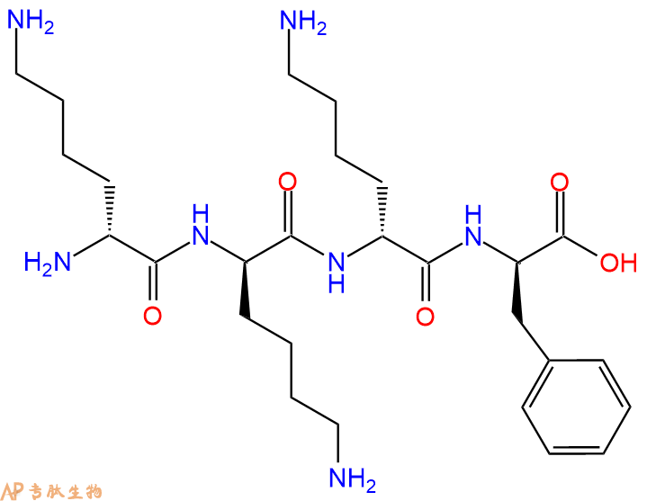 专肽生物产品H2N-DLys-DLys-DLys-DPhe-COOH