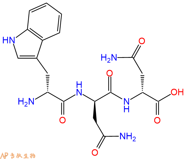 专肽生物产品H2N-DTrp-DAsn-DAsn-COOH