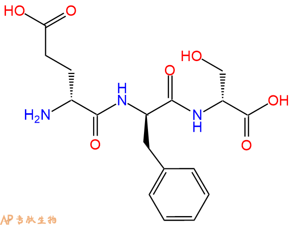 专肽生物产品H2N-DGlu-DPhe-DSer-COOH