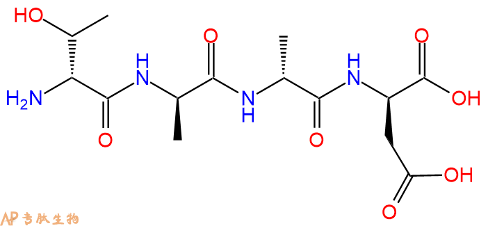 专肽生物产品H2N-DThr-DAla-DAla-DAsp-COOH