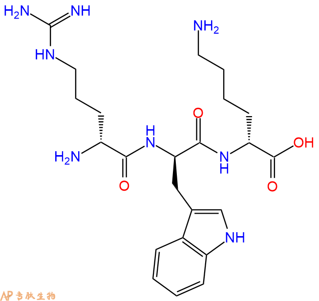 专肽生物产品H2N-DArg-DTrp-DLys-COOH