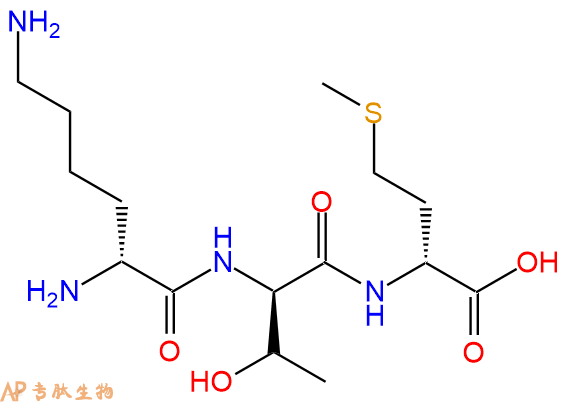 专肽生物产品H2N-DLys-DThr-DMet-COOH