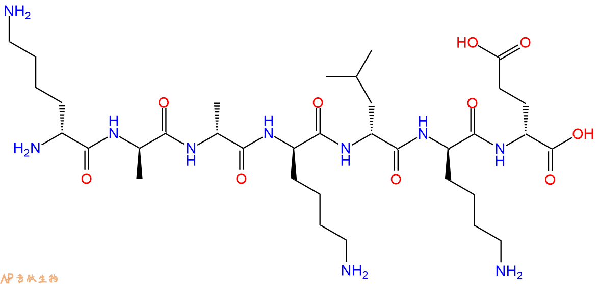专肽生物产品H2N-DLys-DAla-DAla-DLys-DLeu-DLys-DGlu-COOH
