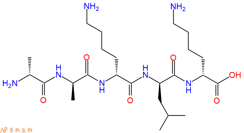 专肽生物产品H2N-DAla-DAla-DLys-DLeu-DLys-COOH