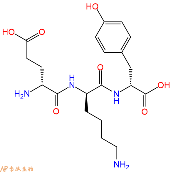 专肽生物产品H2N-DGlu-DLys-DTyr-COOH