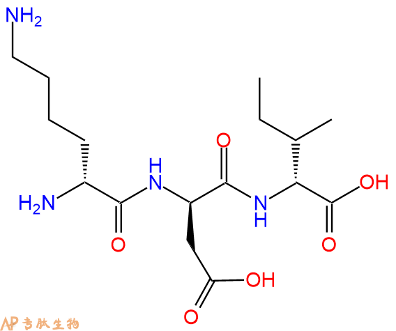 专肽生物产品H2N-DLys-DAsp-DIle-COOH