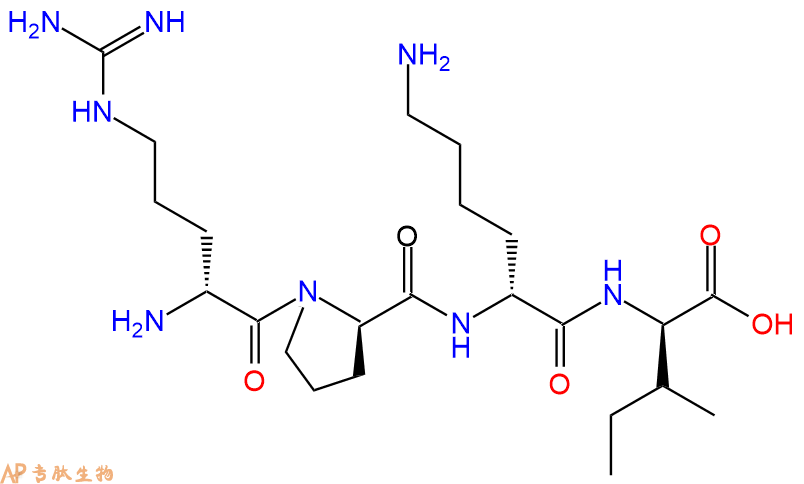 专肽生物产品H2N-DArg-DPro-DLys-DIle-COOH