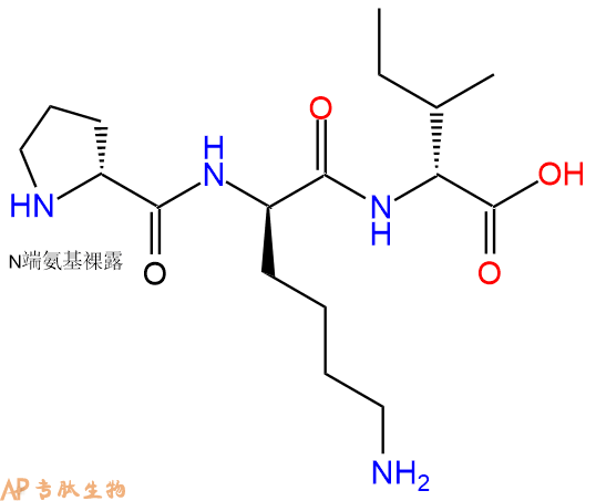 专肽生物产品H2N-DPro-DLys-DIle-COOH
