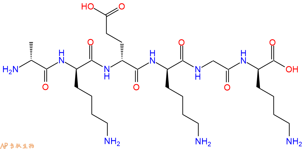 专肽生物产品H2N-DAla-DLys-DGlu-DLys-Gly-DLys-COOH