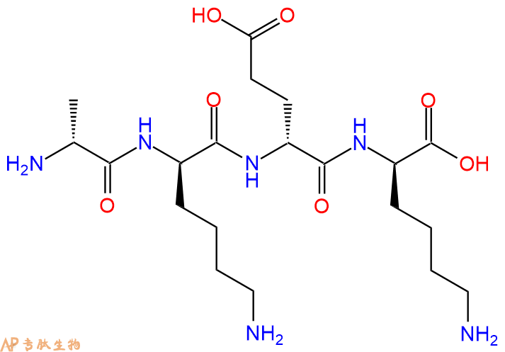 专肽生物产品H2N-DAla-DLys-DGlu-DLys-COOH