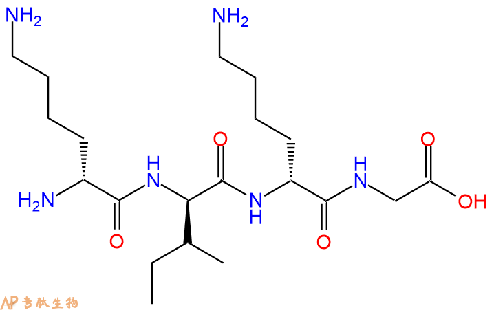 专肽生物产品H2N-DLys-DIle-DLys-Gly-COOH