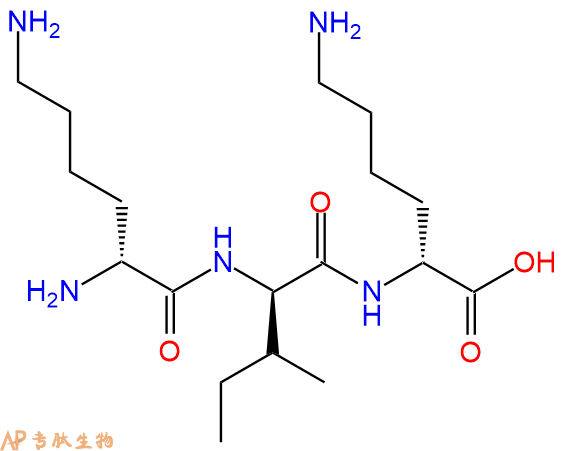 专肽生物产品H2N-DLys-DIle-DLys-COOH