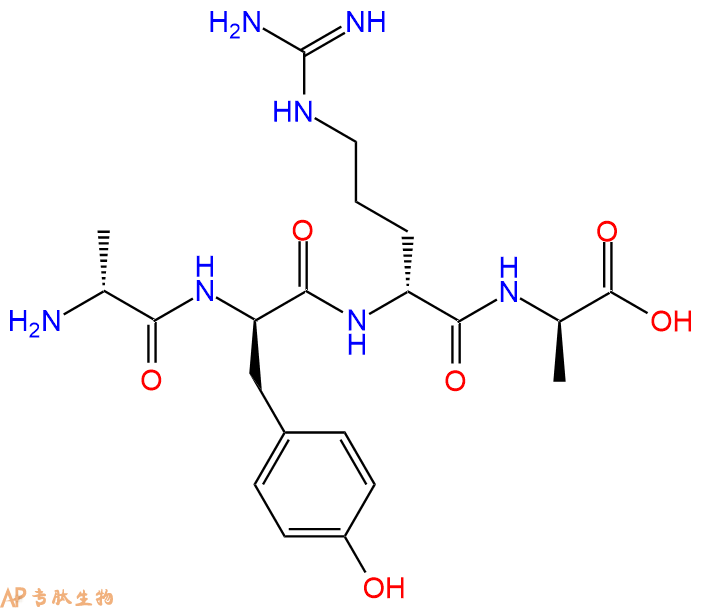 专肽生物产品H2N-DAla-DTyr-DArg-DAla-COOH