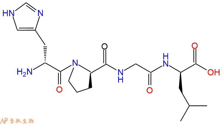 专肽生物产品H2N-DHis-DPro-Gly-DLeu-COOH