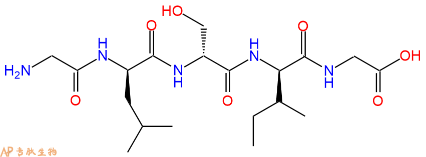 专肽生物产品H2N-Gly-DLeu-DSer-DIle-Gly-COOH