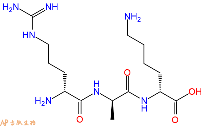 专肽生物产品H2N-DArg-DAla-DLys-COOH