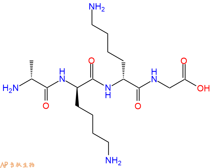 专肽生物产品H2N-DAla-DLys-DLys-Gly-COOH