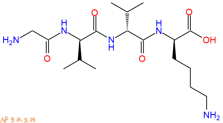 专肽生物产品H2N-Gly-DVal-DVal-DLys-COOH