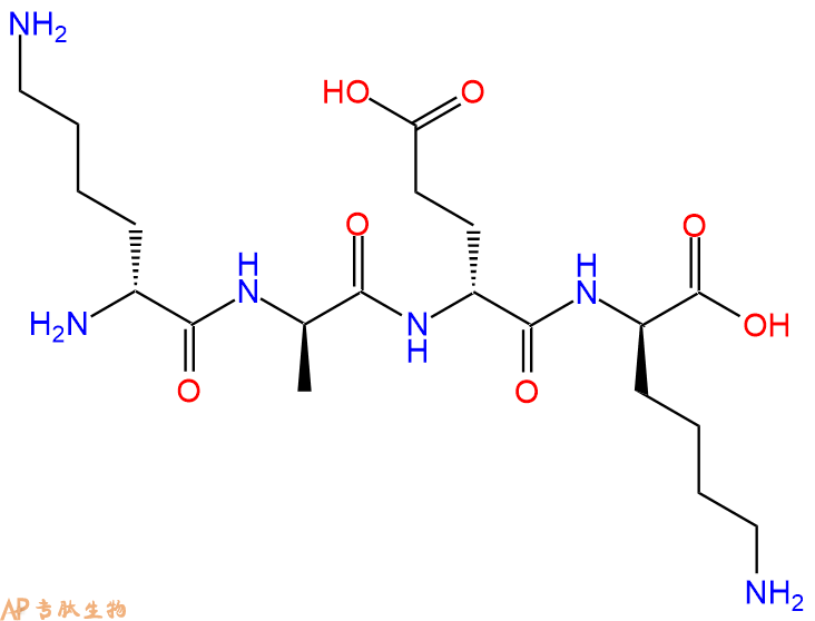 专肽生物产品H2N-DLys-DAla-DGlu-DLys-COOH