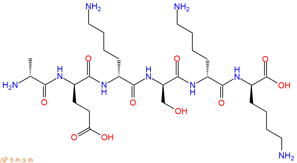 专肽生物产品H2N-DAla-DGlu-DLys-DSer-DLys-DLys-COOH