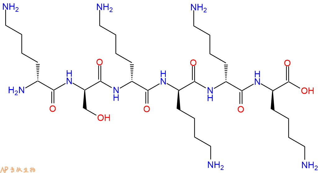 专肽生物产品H2N-DLys-DSer-DLys-DLys-DLys-DLys-COOH