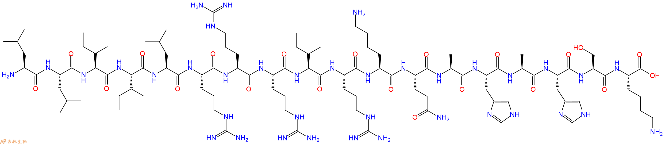专肽生物产品pVEC (Cadherin-5)383430-30-6