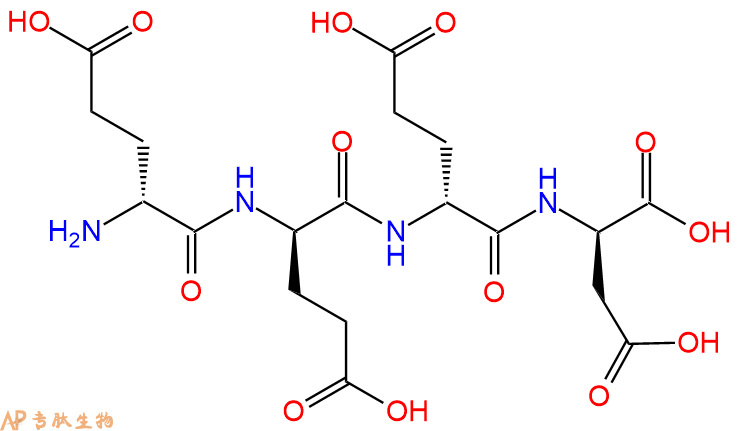 专肽生物产品H2N-DGlu-DGlu-DGlu-DAsp-COOH
