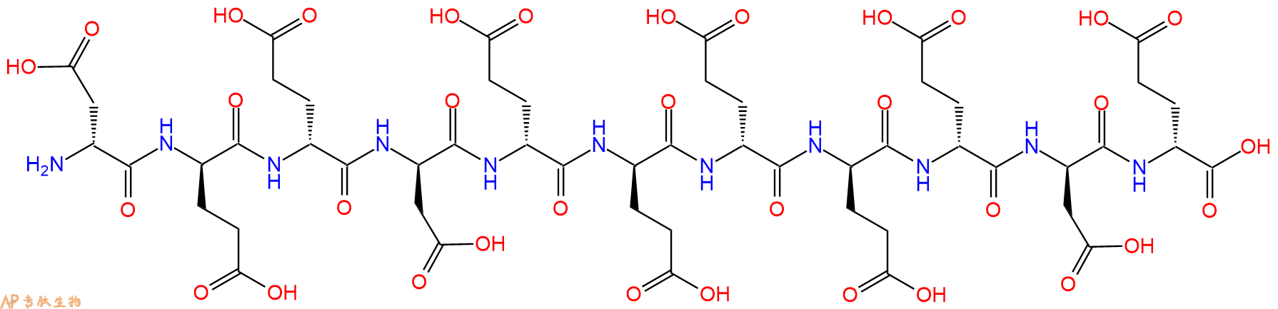 专肽生物产品H2N-DAsp-DGlu-DGlu-DAsp-DGlu-DGlu-DGlu-DGlu-DGlu-D
