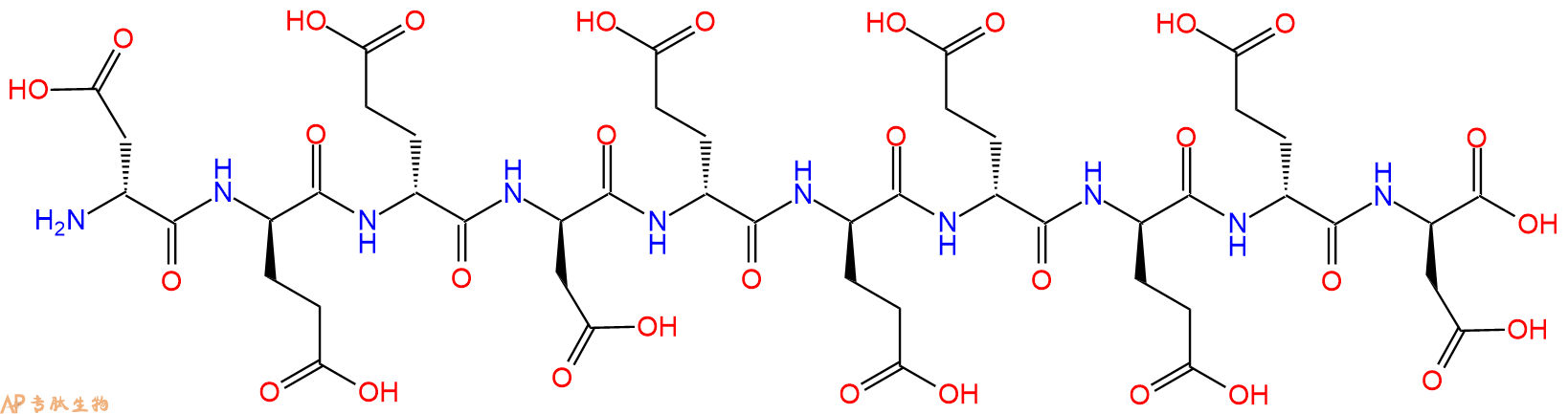 专肽生物产品H2N-DAsp-DGlu-DGlu-DAsp-DGlu-DGlu-DGlu-DGlu-DGlu-D