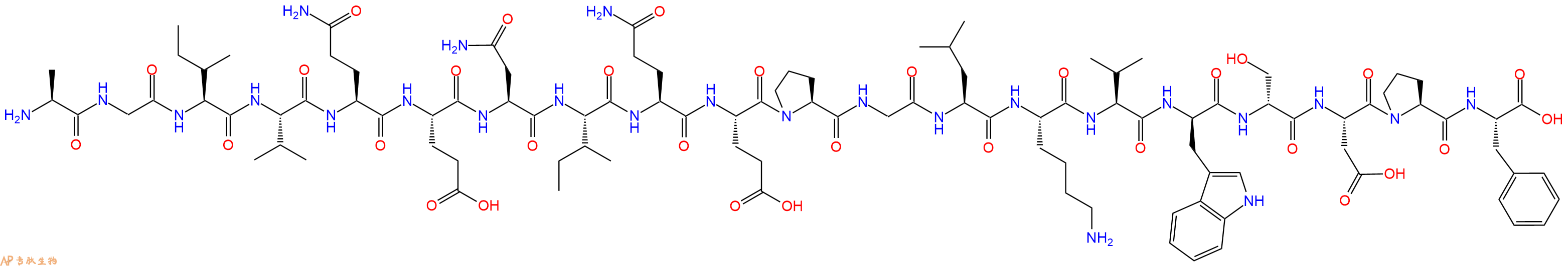 专肽生物产品H2N-Ala-Gly-Ile-Val-Gln-Glu-Asn-Ile-Gln-Glu-Pro-Gl