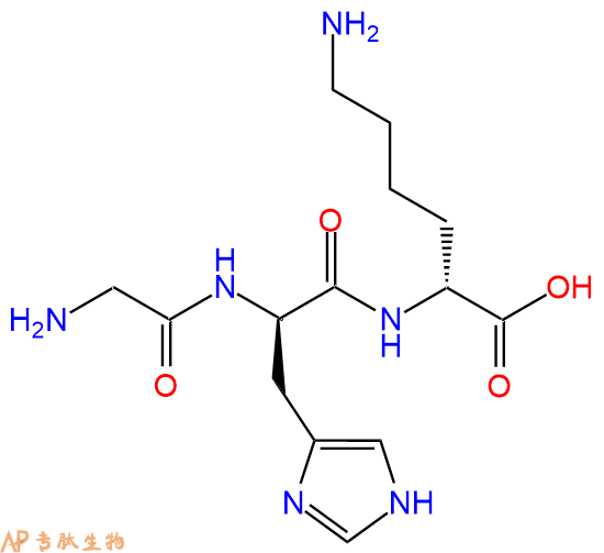 专肽生物产品H2N-Gly-DHis-DLys-COOH