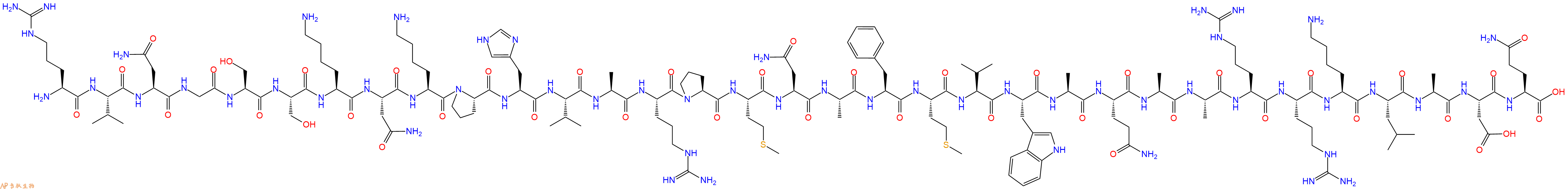 专肽生物产品H2N-Arg-Val-Asn-Gly-Ser-Ser-Lys-Asn-Lys-Pro-His-Va