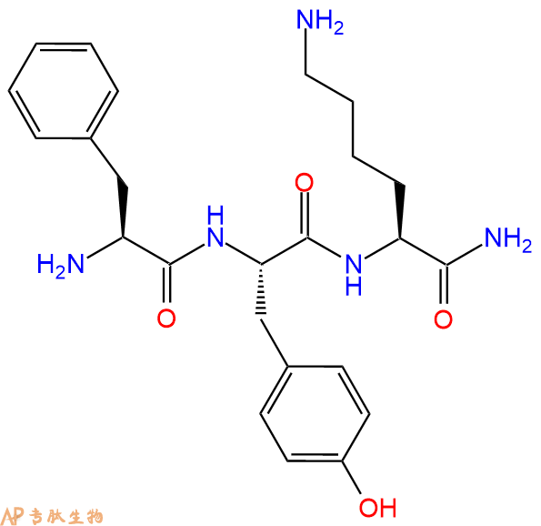 专肽生物产品H2N-Phe-Tyr-Lys-NH2
