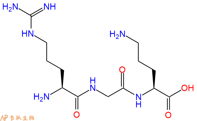 专肽生物产品H2N-Arg-Gly-Orn-COOH