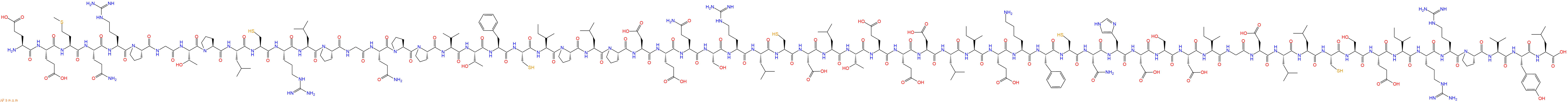 专肽生物产品H2N-Glu-Glu-Met-Gln-Arg-Pro-Gly-Thr-Pro-Leu-Cys-Ar