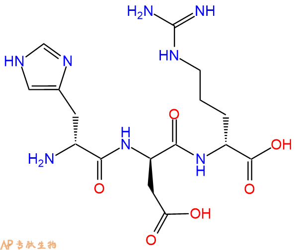 专肽生物产品H2N-DHis-DAsp-DArg-COOH